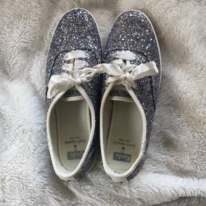 Kate Spade x Keds sparkly sneakers